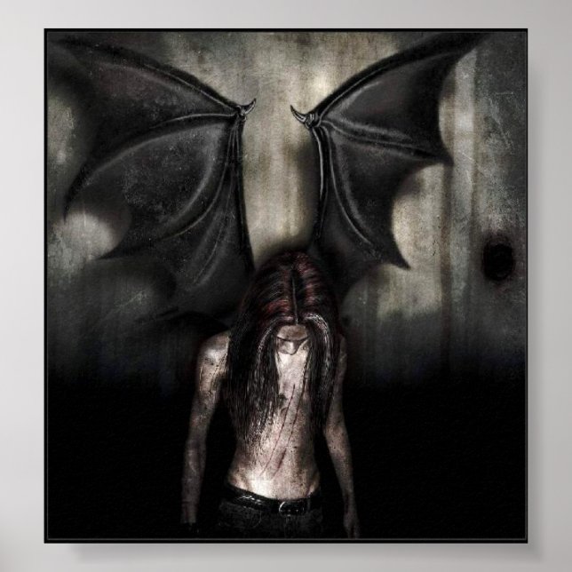 Affiches Ange en train de pleurer (Devant)