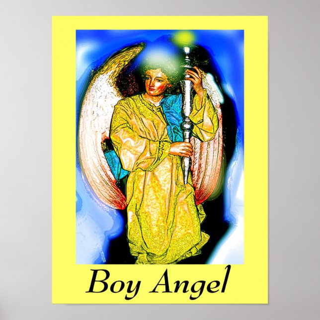 Affiches Ange garçon (Devant)