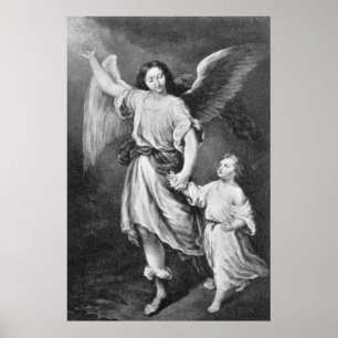 Affiches Ange Gardien Et Enfant