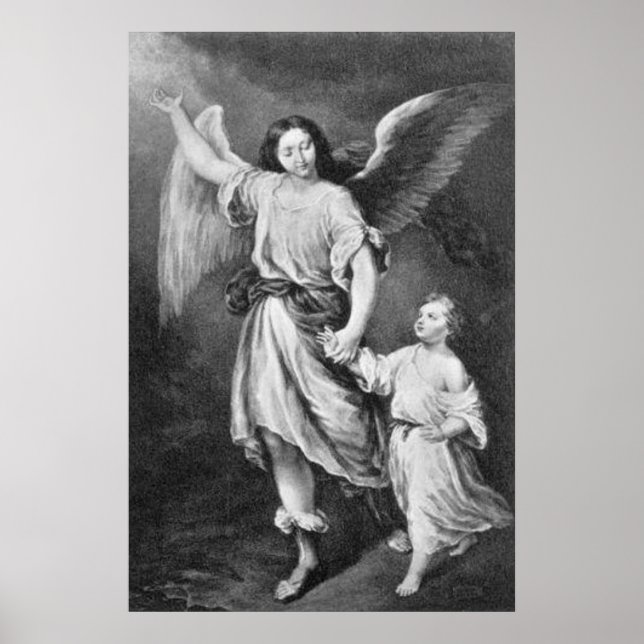 Affiches Ange Gardien Et Enfant (Devant)