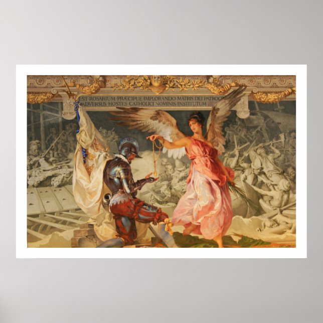 Affiches Angel avec Rosaire (Devant)