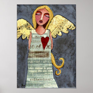 Affiches Angel de Courage-print