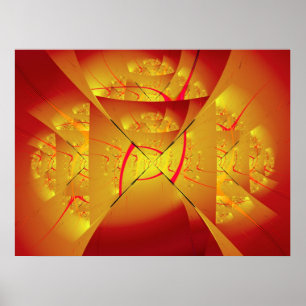 Affiches Angel de feu 2 Art Fractal fin