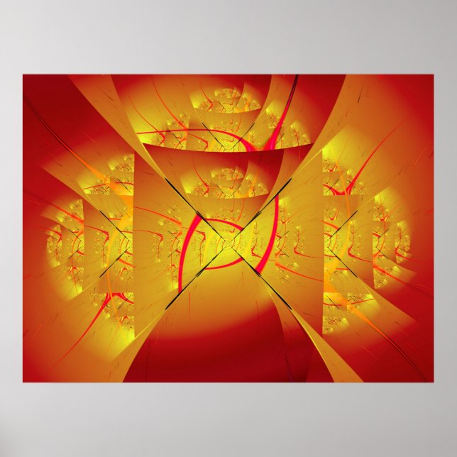 Affiches Angel de feu 2 Art Fractal fin (Devant)