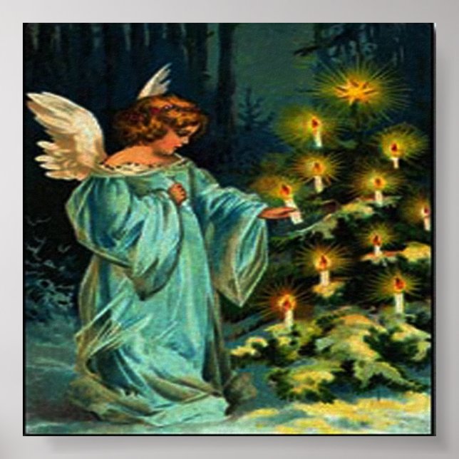 Affiches Angel Noël Imprimer (Devant)