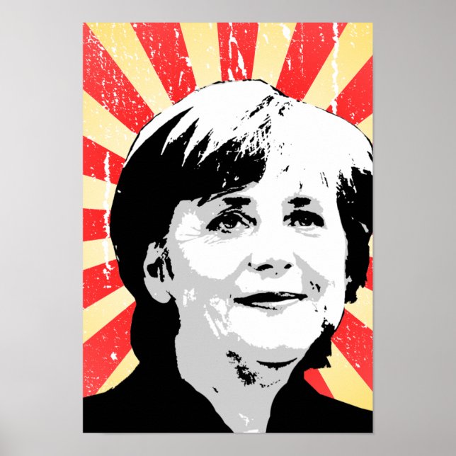 Affiches Angela Merkel (Devant)