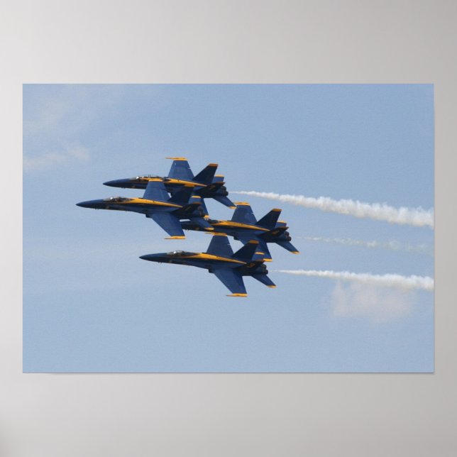 Affiches Angels bleus FA-18 (Devant)