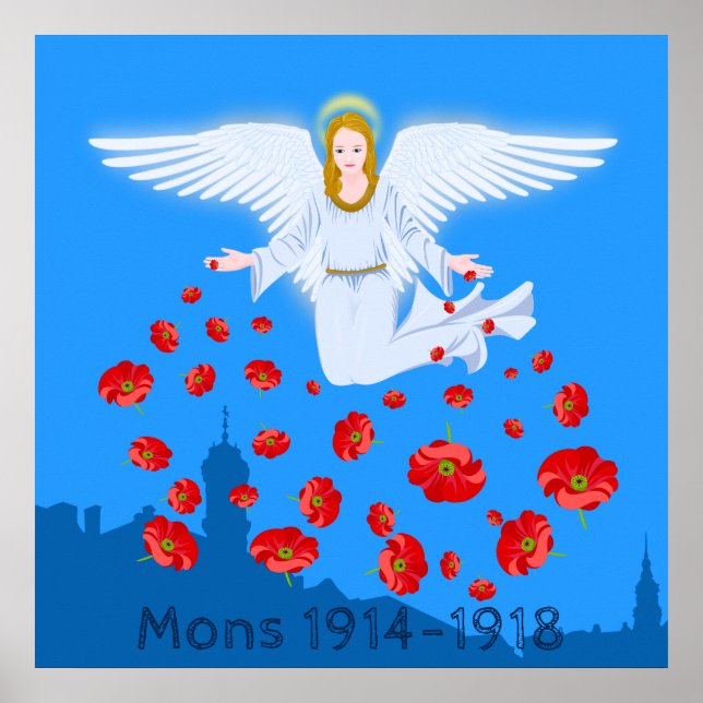 Affiches Anges de Mons – commémoration Guerre 14-18 (Devant)