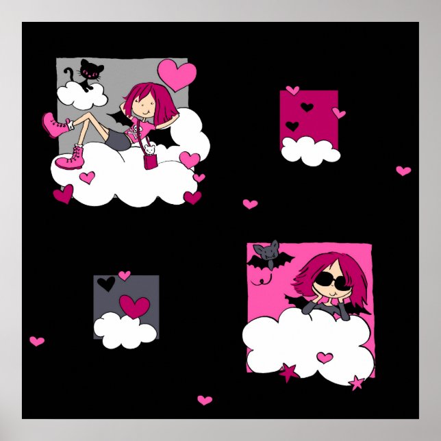 Affiches Anges gothiques (Devant)