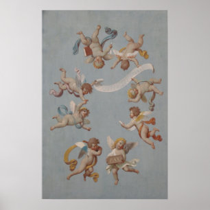 Affiches Anges lunatiques d'ange de la Renaissance