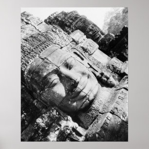 Affiches Angkor Cambodge, Tête du Bayon