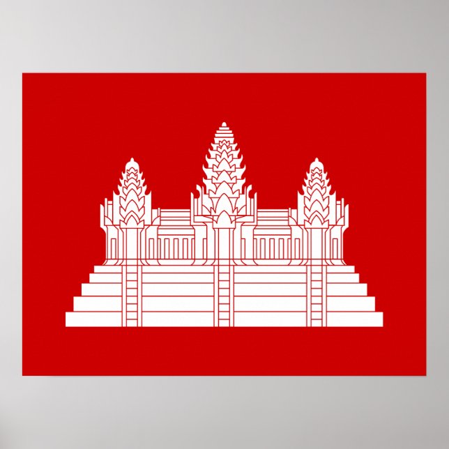 Affiches Angkor Vat Ver.2.0. Temple khmer (Devant)