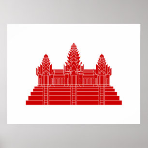 Affiches Angkor Vat Ver.2.0. Temple khmer