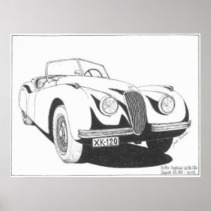 Affiches Anglaises-Jaguar