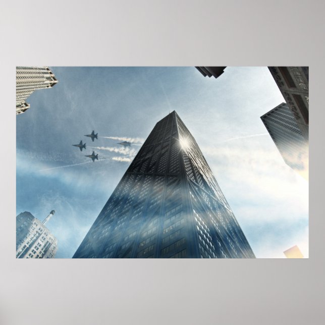 Affiches Angles bleus (Devant)