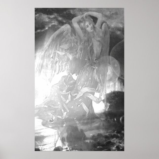 Affiches Angles en noir et blanc (Devant)