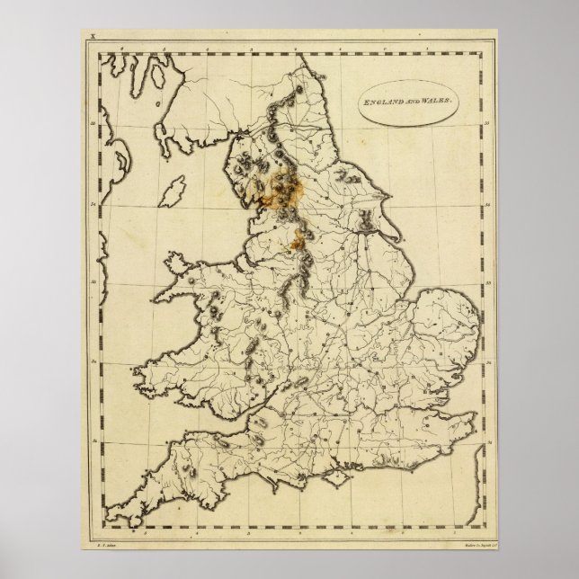 Affiches Angleterre, Pays de Galles (Devant)