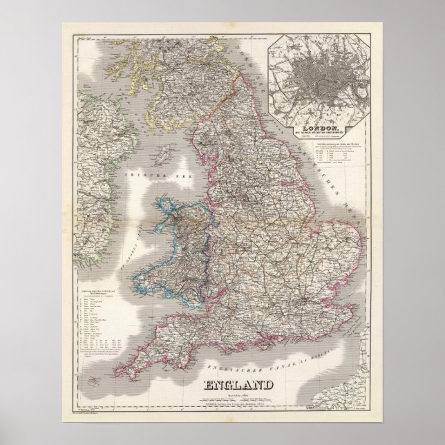 Affiches Angleterre, Pays de Galles 2 (Devant)
