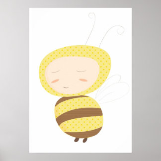 Affiches Animal Babies bumble abeille imprimer