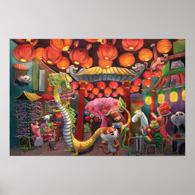 Affiches Animaux en Chine (Devant)