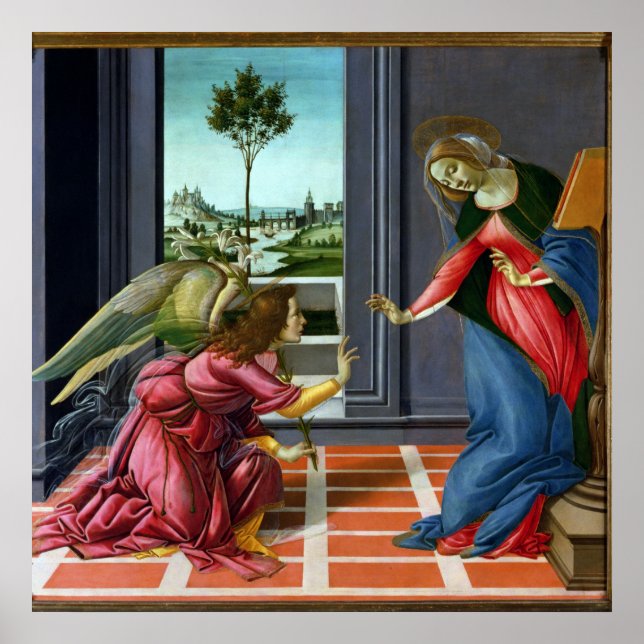 Affiches Annonce par Sandro Botticelli (Devant)
