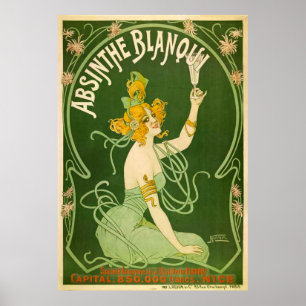 Affiches Annonce vintage Absinthe Blanqui