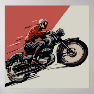 Affiches Annonce Vintage Moto