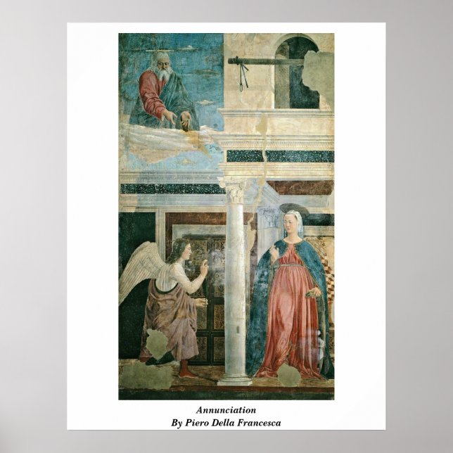 Affiches Annonciation De Piero Della Francesca (Devant)