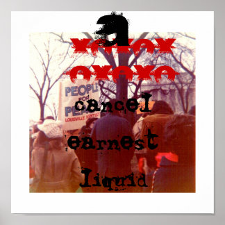 AFFICHES ANNULER LE LIQUIDE