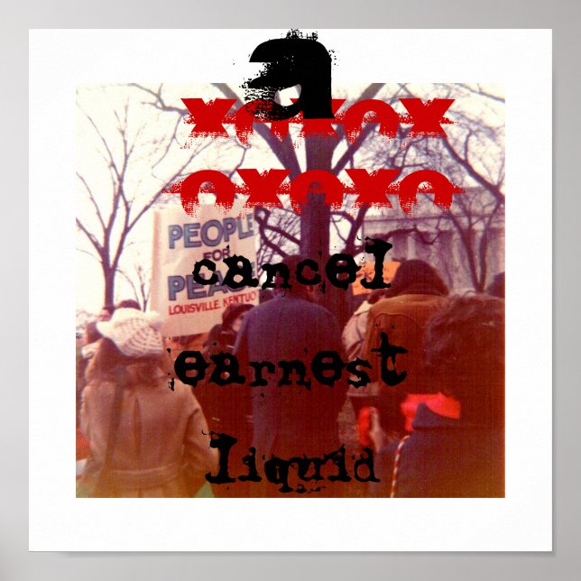 AFFICHES ANNULER LE LIQUIDE (Devant)