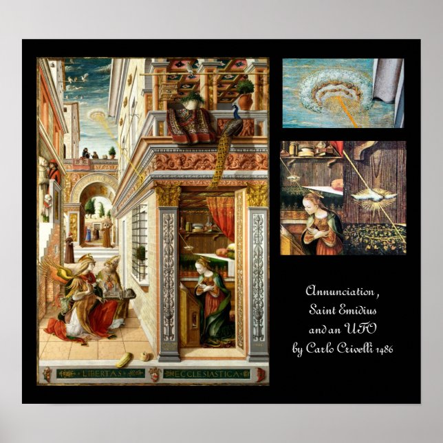 Affiches Annunciation ,Saint Emidius and an OVNI (Devant)