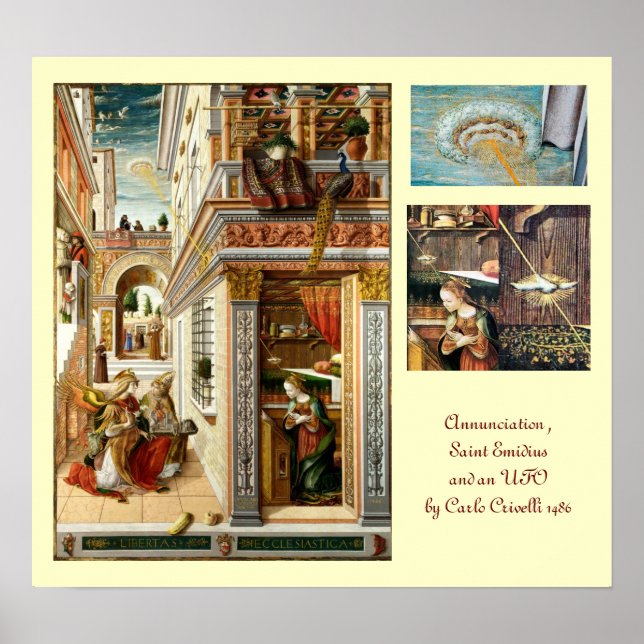 Affiches Annunciation ,Saint Emidius and an OVNI (Devant)