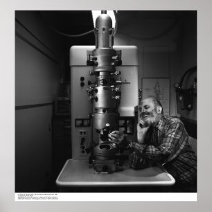 Affiches Ansel Adams avec le microscope électronique, avril