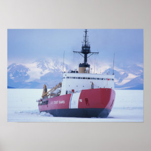 Affiches Antarctique, île de Ross, station McMurdo, USCG