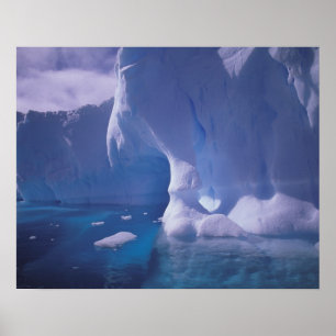 Affiches Antarctique. Paysages de glace antarctique 3