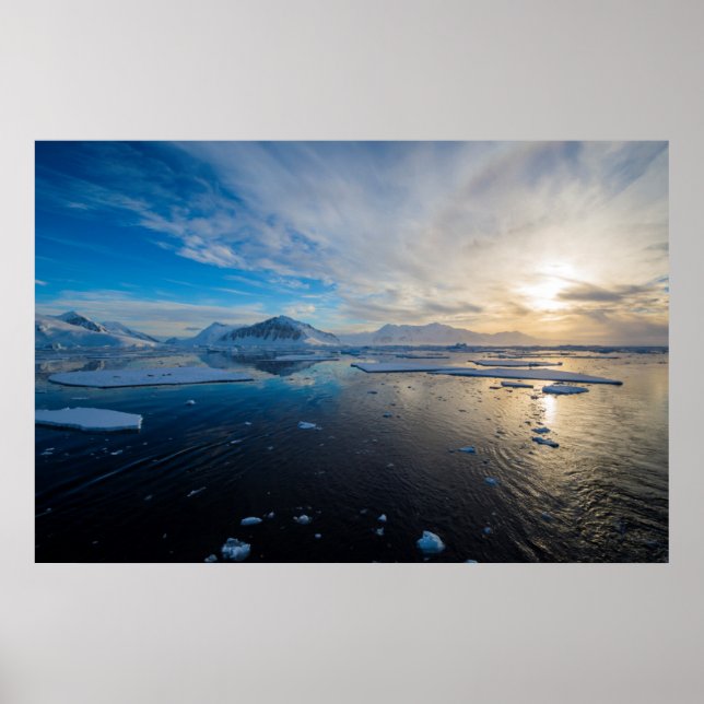 Affiches Antarctique. Près de l'île d'Adélaïde. Le Goulot (Devant)