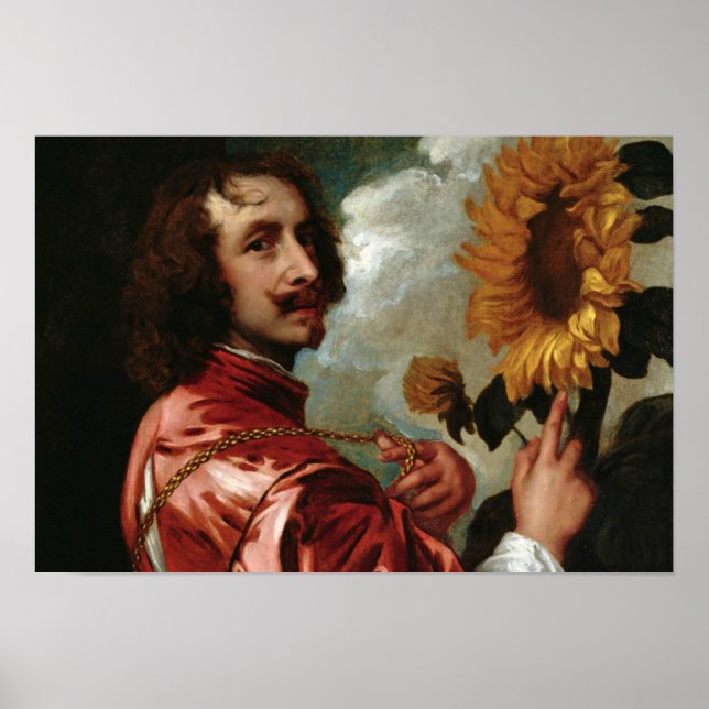 Affiches Anthony van Dyck - Autoportrait (Devant)