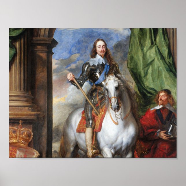 Affiches Anthony Van Dyck - Charles I (Devant)