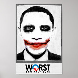 Affiches Anti-Obama - le plus mauvais noir du Président