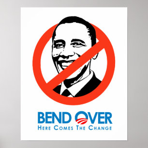 Affiches Anti-Obama - Un virage pour le changement
