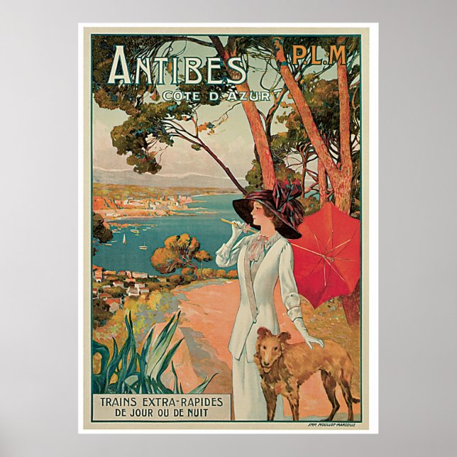 Affiches Antibes Côte d'Azur France
