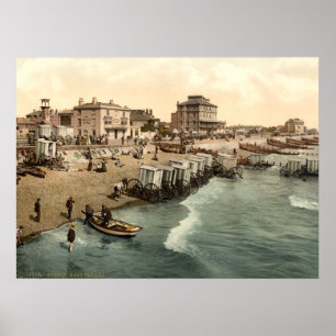 Affiches Antique Angleterre bord de mer Bognor Regis, Susse