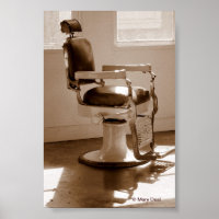 Antique Barber Chaise