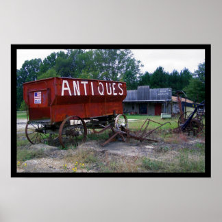 Affiches Antique Boutique - Dieu béni l'Amérique