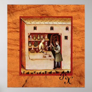 Affiches ANTIQUE PHARMACIE, Pharmaciste, Médecine, Pharmaci