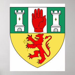 Affiches Antrim arms, Irlande