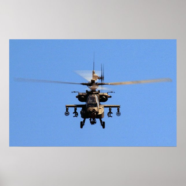 Affiches Apache AH-64 (Devant)