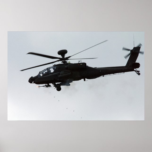 Affiches Apache AH-64 (Devant)