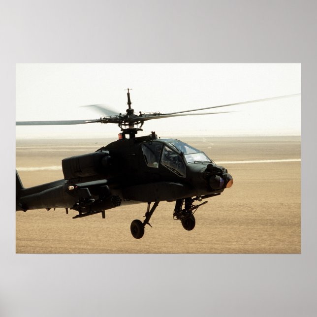 Affiches Apache AH-64 (Devant)