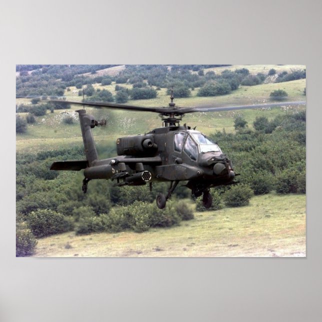 Affiches Apache AH-64 (Devant)